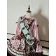 Alice Girl Bear Chocolate Long Sleeve Blouse(1st Pre-Order/3 Colours/Full Payment Without Shipping)